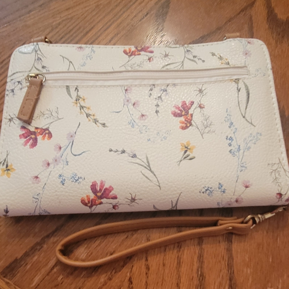 Floral Travel Wristlet/Clutch